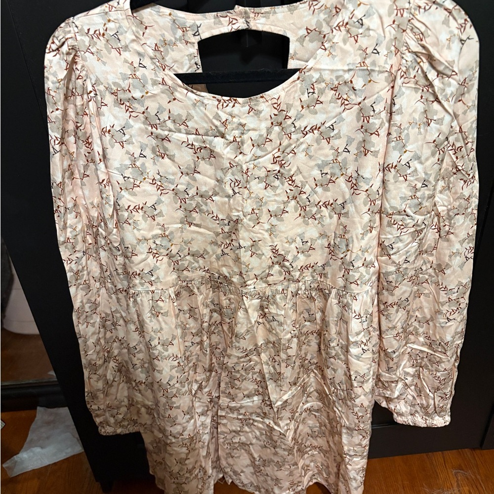 Pink Floral Dress